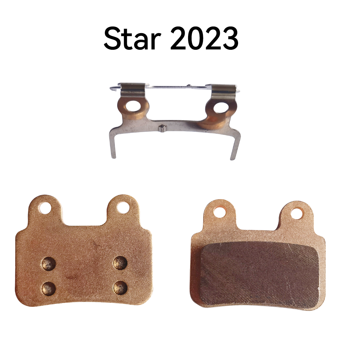 2 X Bremsbeläge Fahrrad für Star