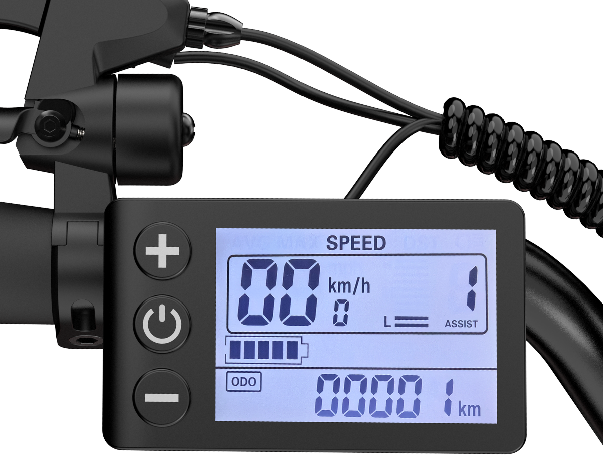 ESKUTE Modellfahrräder LCD-Bildschirm