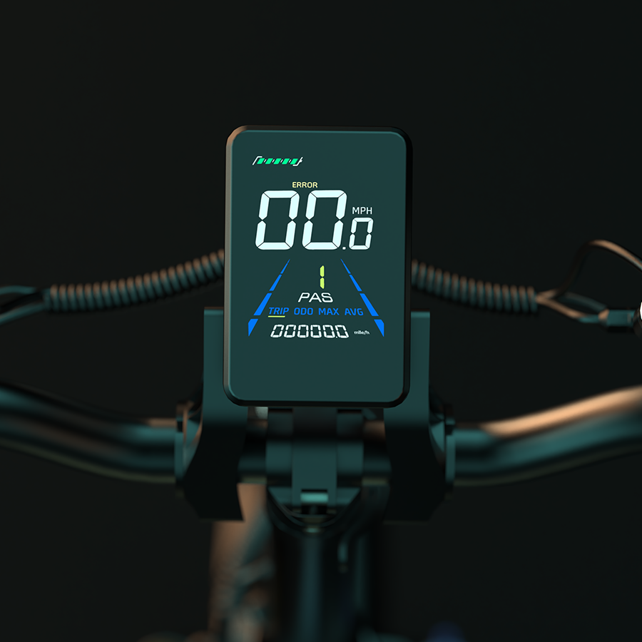 ESKUTE Modellfahrräder LCD-Bildschirm