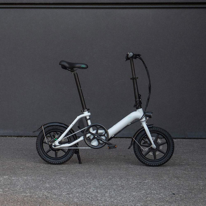 Weiß 14 Zoll E-Bike Klapprad 250W 290Wh Akku 60km Reichweite