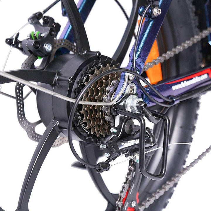 See Blau 20 Zoll E-Bike Klapprad Fatbike 250W 650Wh Akku 150km Reichweite