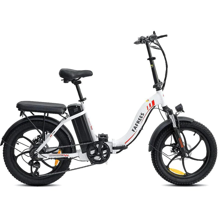 Weiß 20 Zoll E-Bike Klapprad Fatbike Mountainbike 250W 580Wh Akku 130km Reichweite