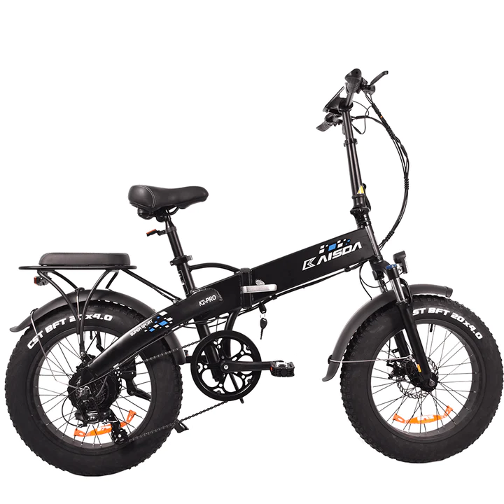 Schwarz 20 Zoll E-Bike Klapprad Fatbike Mountainbike 250W 620Wh Akku 60km Reichweite