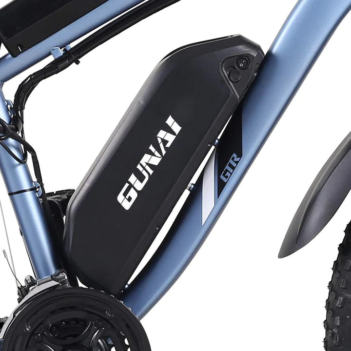 Schwarz 26 Zoll E-Bike Fatbike Mountainbike 1000W 820Wh Akku 75km Reichweite