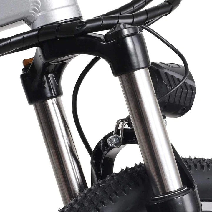 Schwarz 26 Zoll E-Bike Fatbike Mountainbike 1000W 820Wh Akku 75km Reichweite
