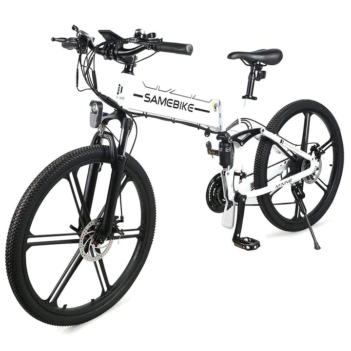 Schwarz 26 Zoll E-Bike Klapprad Fatbike Mountainbike 500W 480Wh Akku 70km Reichweite
