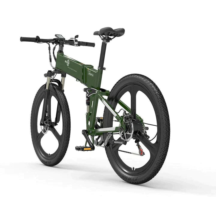 Schwarz 26 Zoll E-Bike Klapprad Mountainbike 500W 500Wh Akku 30km Reichweite