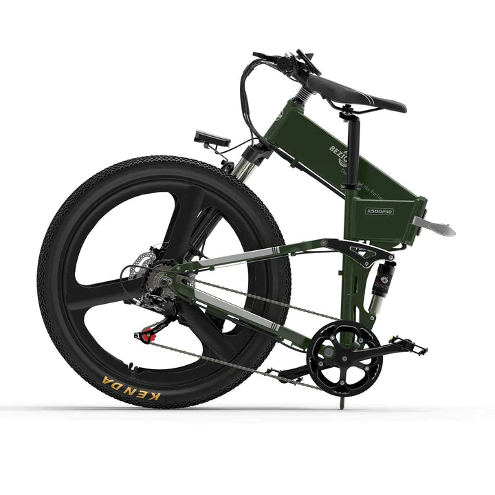 Schwarz 26 Zoll E-Bike Klapprad Mountainbike 500W 500Wh Akku 30km Reichweite