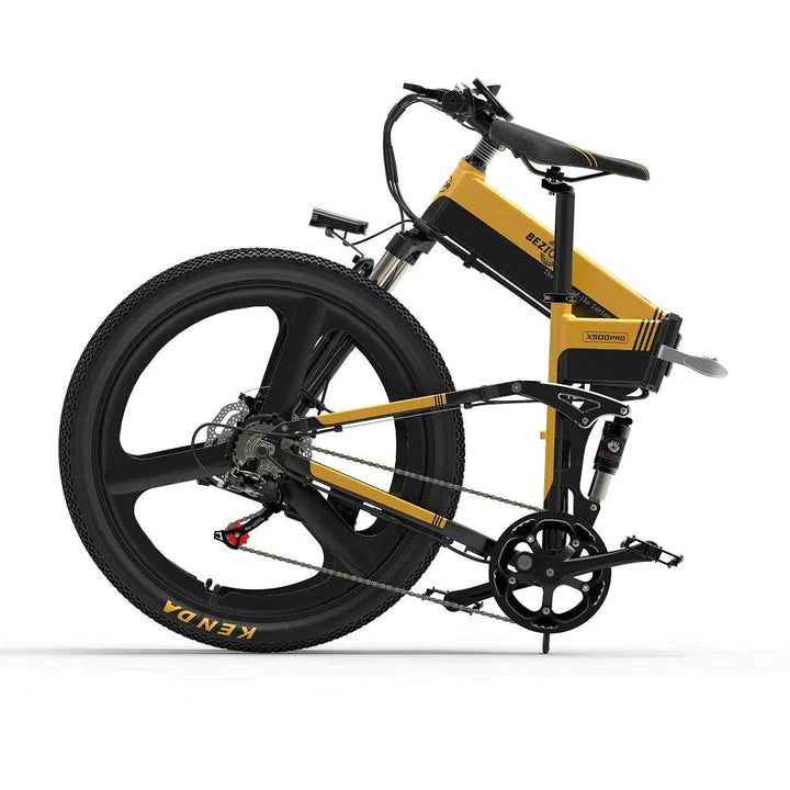 Schwarz 26 Zoll E-Bike Klapprad Mountainbike 500W 500Wh Akku 30km Reichweite