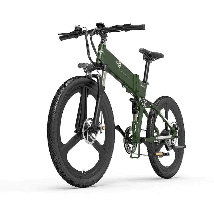 Schwarz 26 Zoll E-Bike Klapprad Mountainbike 500W 500Wh Akku 30km Reichweite