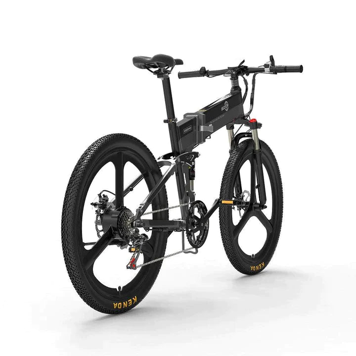 Schwarz 26 Zoll E-Bike Klapprad Mountainbike 500W 500Wh Akku 30km Reichweite