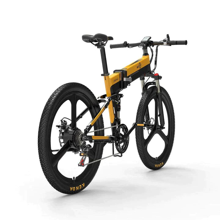 Schwarz 26 Zoll E-Bike Klapprad Mountainbike 500W 500Wh Akku 30km Reichweite
