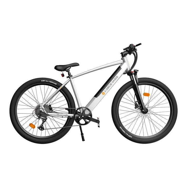 Silber 27.5 Zoll E-Bike Mountainbike 250W 380Wh Akku 90km Reichweite