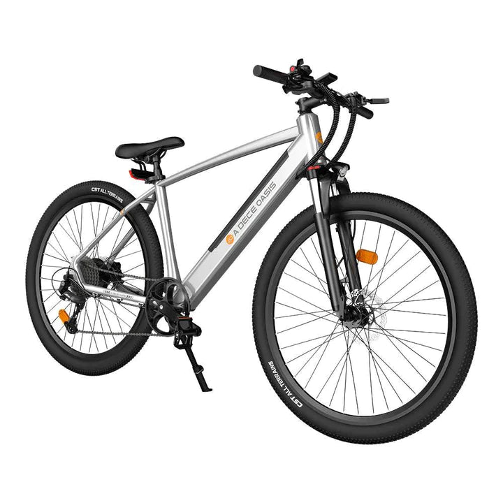 Silber 27.5 Zoll E-Bike Mountainbike 250W 380Wh Akku 90km Reichweite
