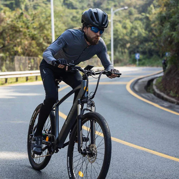 Silber 27.5 Zoll E-Bike Mountainbike 250W 380Wh Akku 90km Reichweite