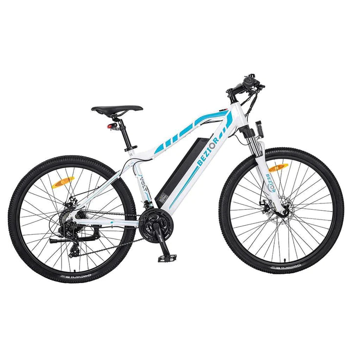 Weiß 27.5 Zoll E-Bike Mountainbike 500W 600Wh Akku 100km Reichweite