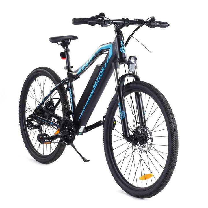 Schwarz 27.5 Zoll E-Bike Mountainbike 500W 600Wh Akku 100km Reichweite