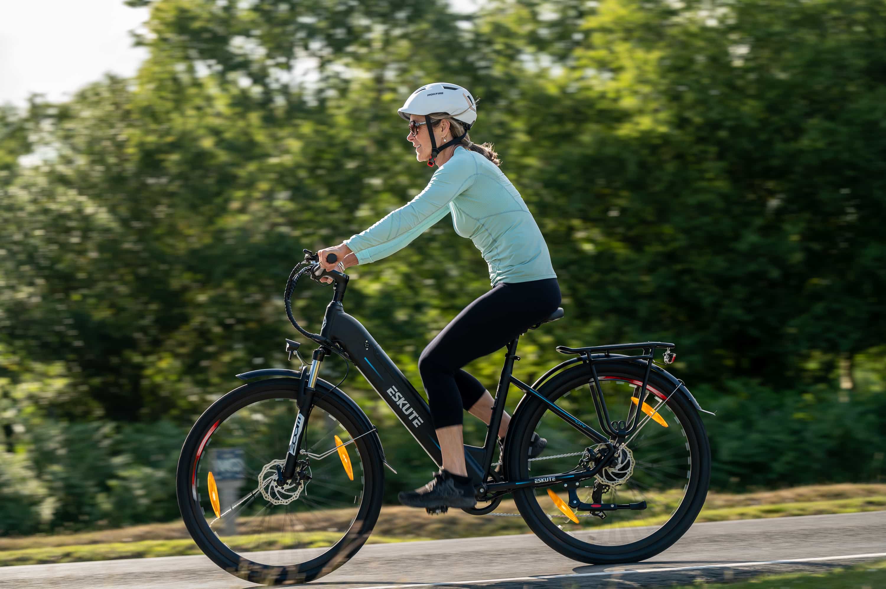 Fahrradtour mit dem E-Bike mit Heckmotor