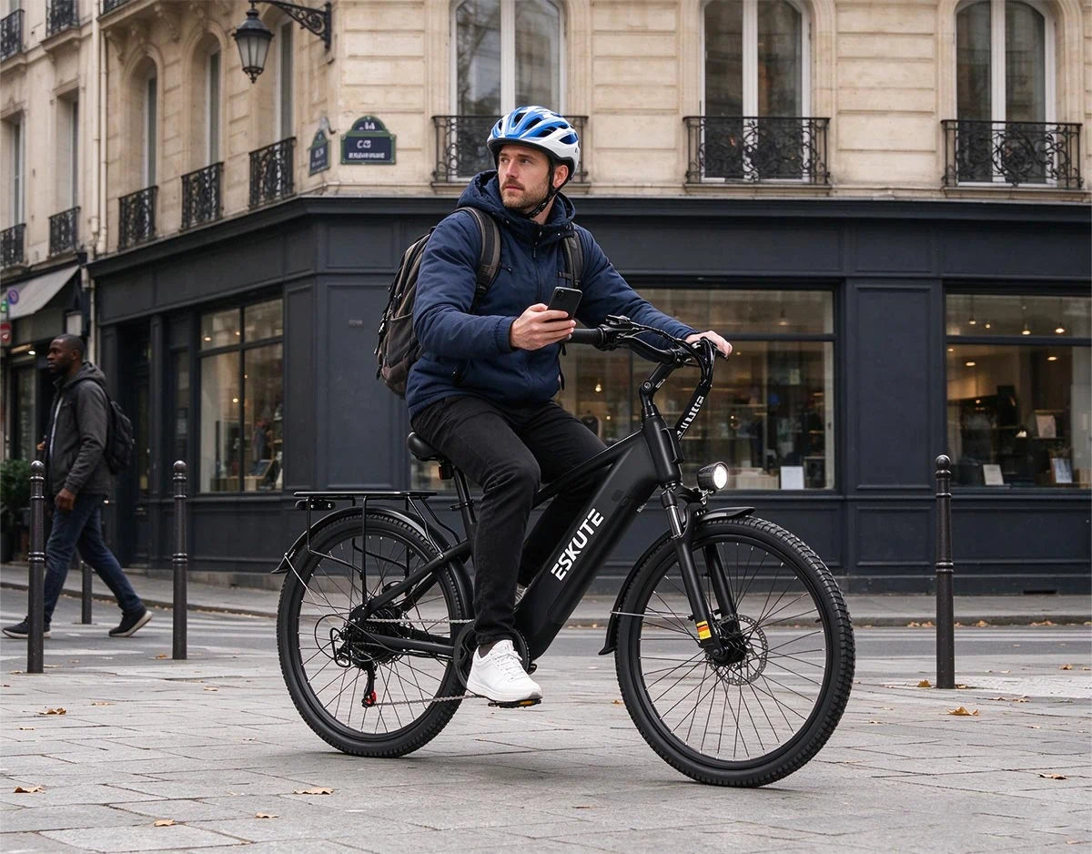 Bicicleta eléctrica urbana Eskute C202