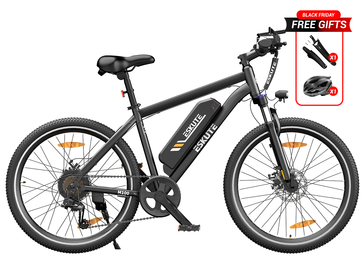 M100 E-Mountainbike mit Heckmotor 375Wh