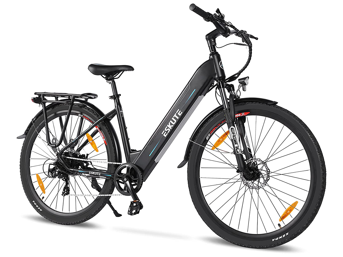 Polluno City E-bike mit Heckmotor 522Wh - 28 Zoll