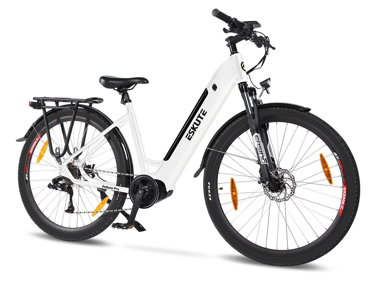 Polluno Pro E-Citybike Mittelmotor 720Wh - 28 Zoll