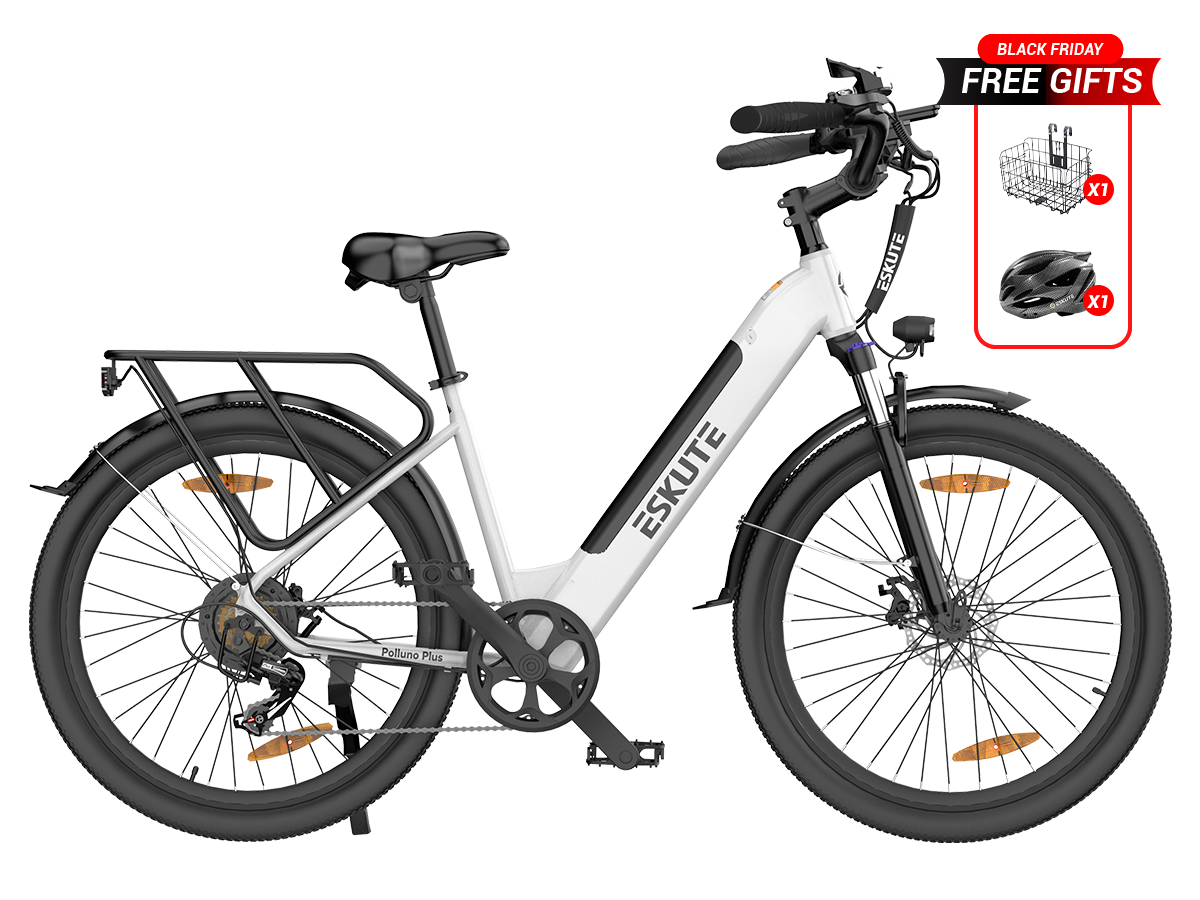 Polluno PLUS 2024 City E-bike mit Drehmomentsensor