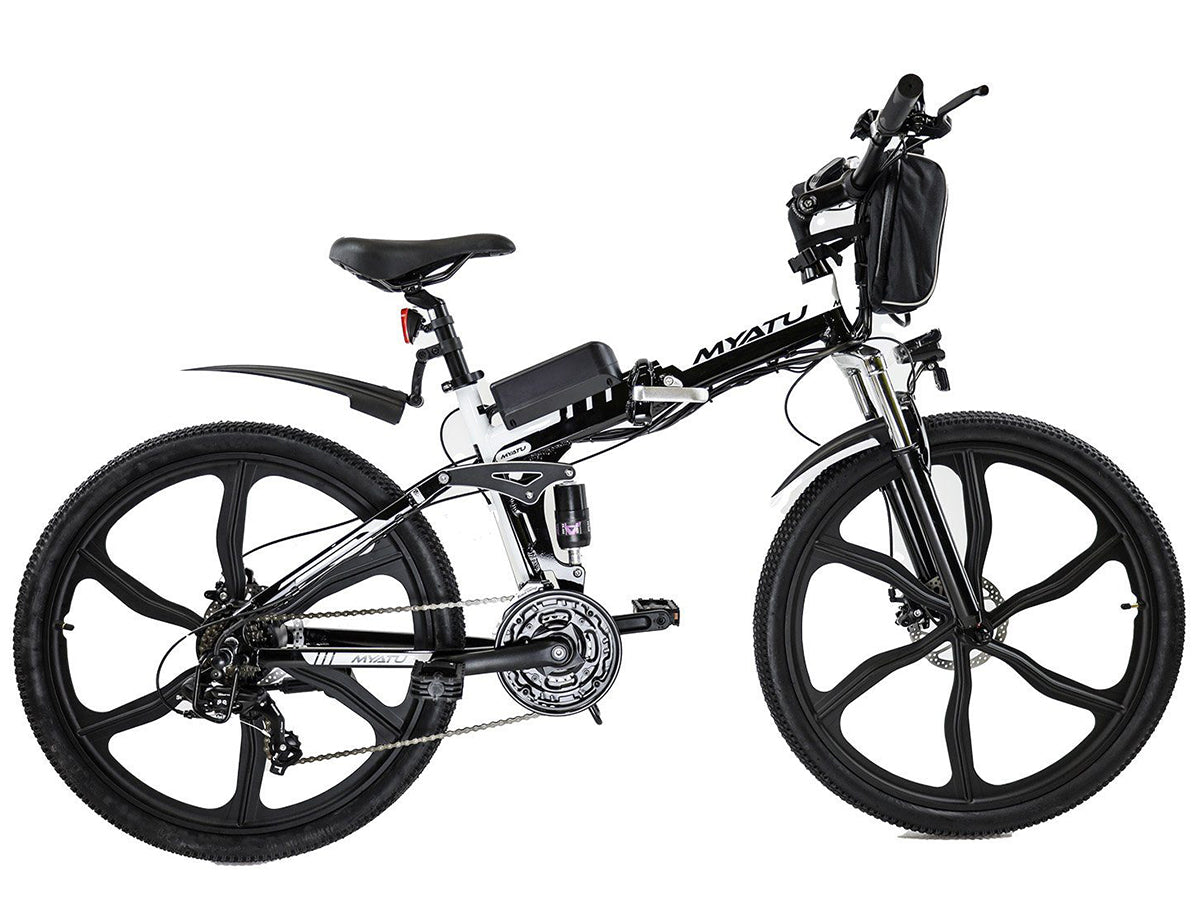 Vélo pliant e-VTT 26 pouces 250W 36V 10,4Ah autonomie 60km - Myatu