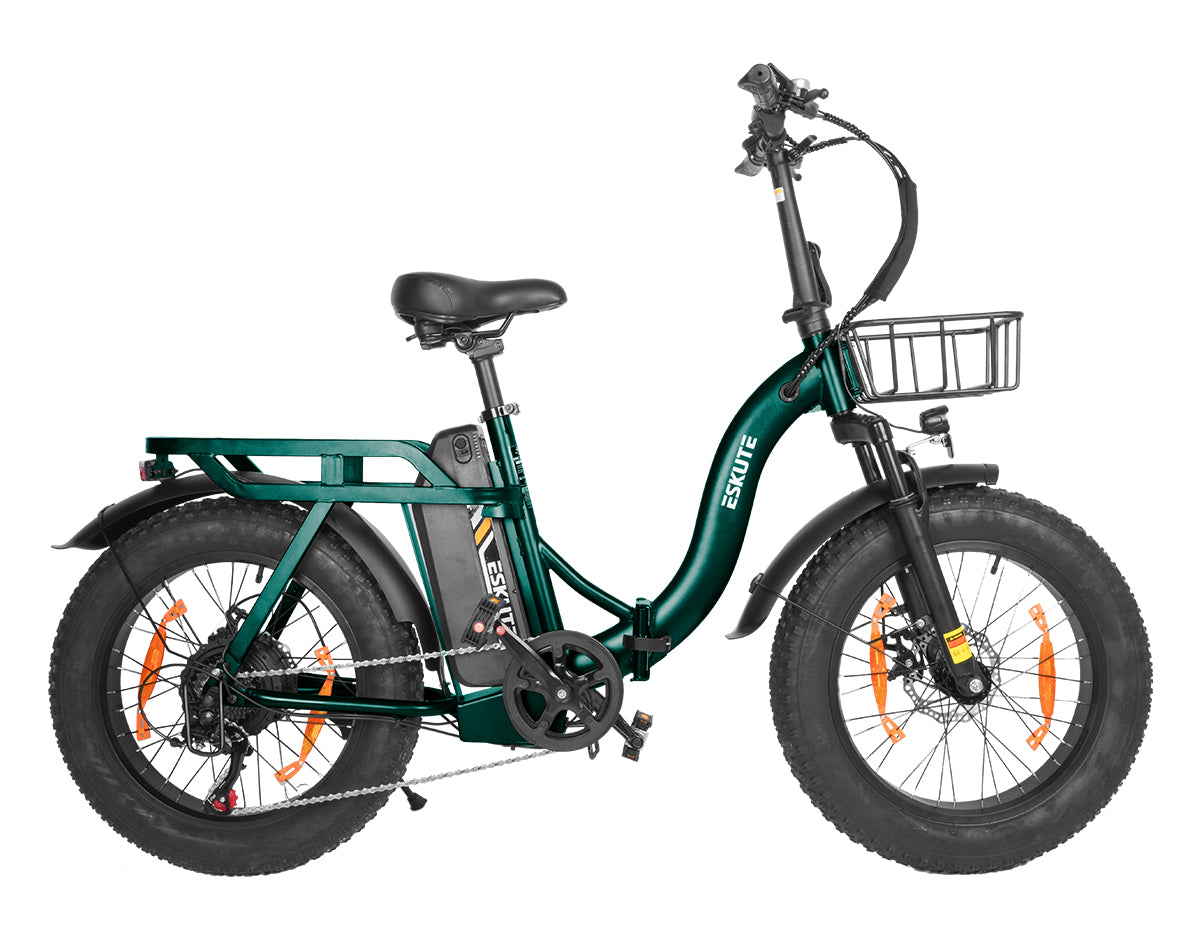 [Color:Grün]Eskute D202 Klapp-E-Bike in Grün