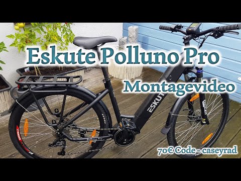 Vélo de ville électrique Polluno Pro moteur central 720Wh - 28 pouces 