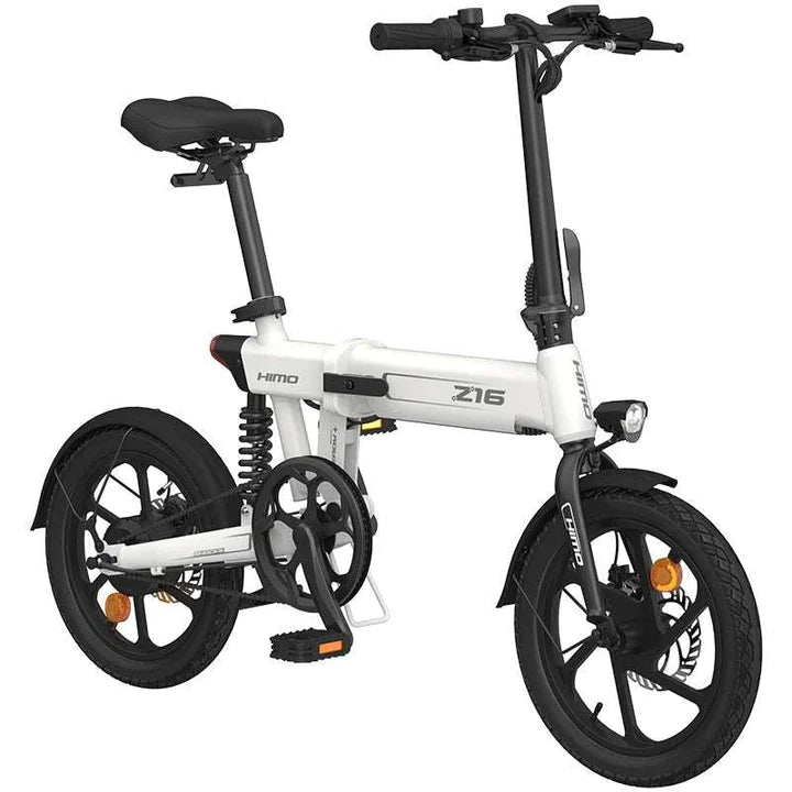 Weiß 16 Zoll E-Bike Klapprad 250W 360Wh Akku 80km Reichweite