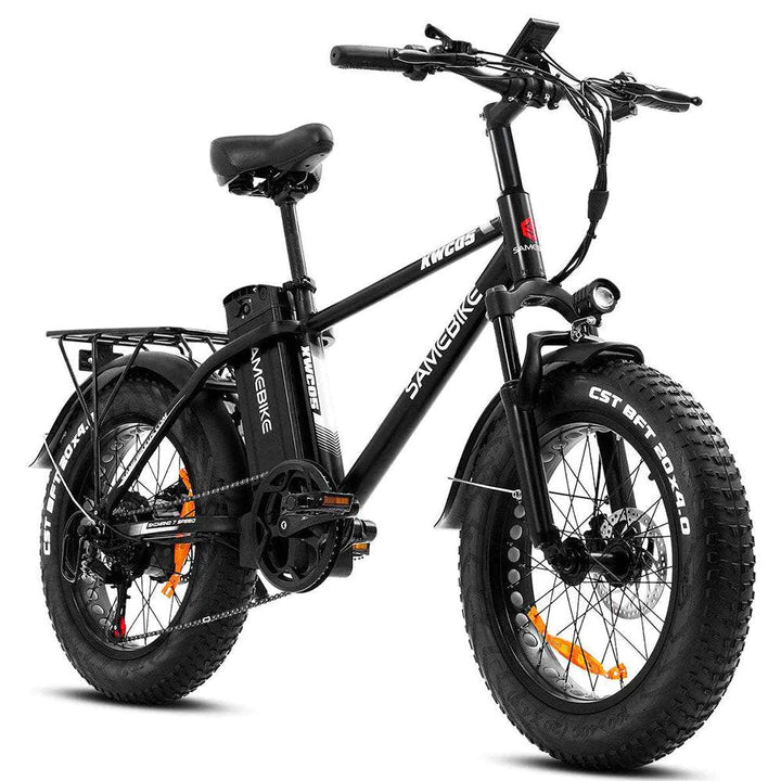 Noir 20 pouces e-bike fat bike VTT 750W 630Wh batterie 80km d'autonomie