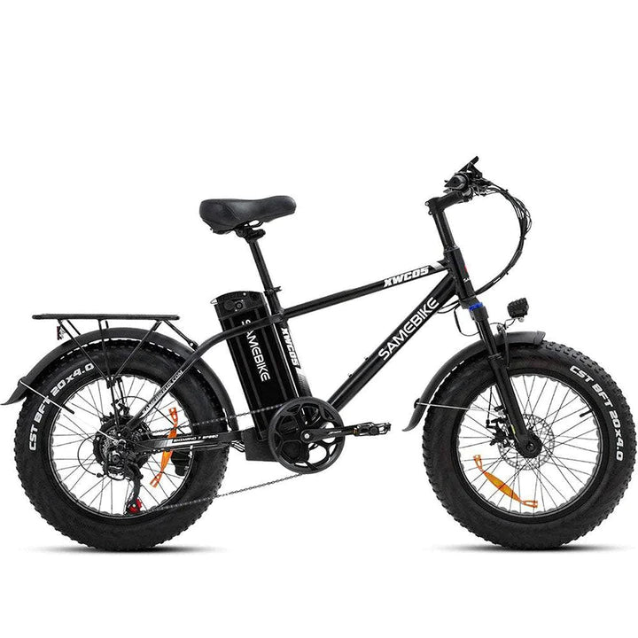 Schwarz 20 Zoll E-Bike Fatbike Mountainbike 750W 630Wh Akku 80km Reichweite