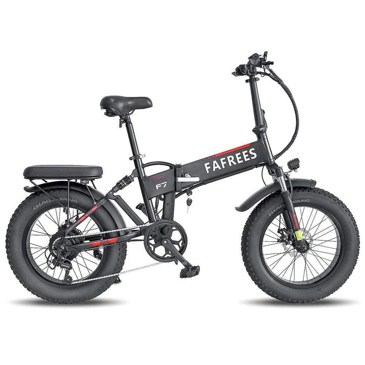 Schwarz 20 Zoll E-Bike Klapprad Fatbike 750W 480Wh Akku 90km Reichweite