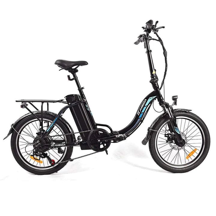 Weiß 20 Zoll E-Bike Klapprad Fatbike Mountainbike Trekking 250W 450Wh Akku 100km Reichweite