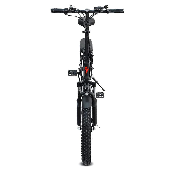 Schwarz 20 Zoll E-Bike Klapprad Fatbike Mountainbike 250W 580Wh Akku 130km Reichweite