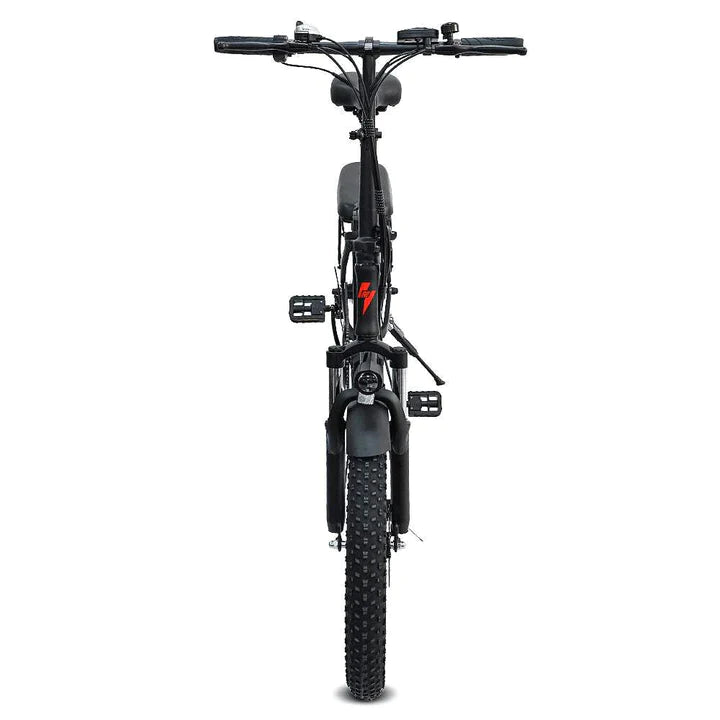 Weiß 20 Zoll E-Bike Klapprad Fatbike Mountainbike 250W 580Wh Akku 130km Reichweite