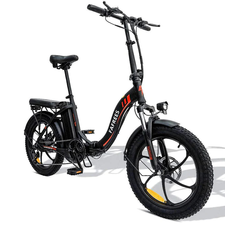 Schwarz 20 Zoll E-Bike Klapprad Fatbike Mountainbike 250W 580Wh Akku 130km Reichweite