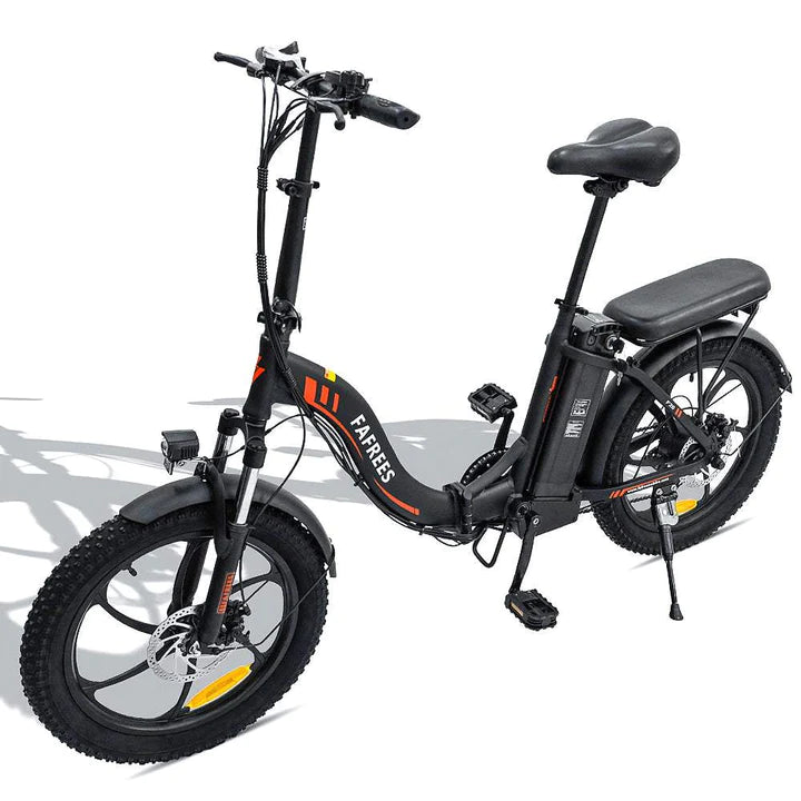 Schwarz 20 Zoll E-Bike Klapprad Fatbike Mountainbike 250W 580Wh Akku 130km Reichweite