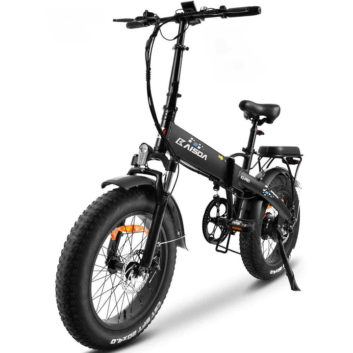 Schwarz 20 Zoll E-Bike Klapprad Fatbike Mountainbike 250W 620Wh Akku 60km Reichweite