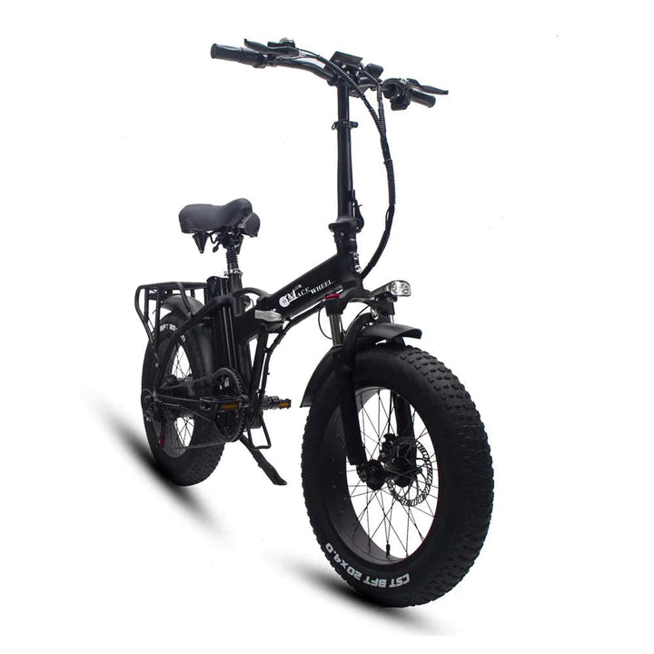 Schwarz 20 Zoll E-Bike Klapprad Fatbike Mountainbike 750W 720Wh Akku 100km Reichweite