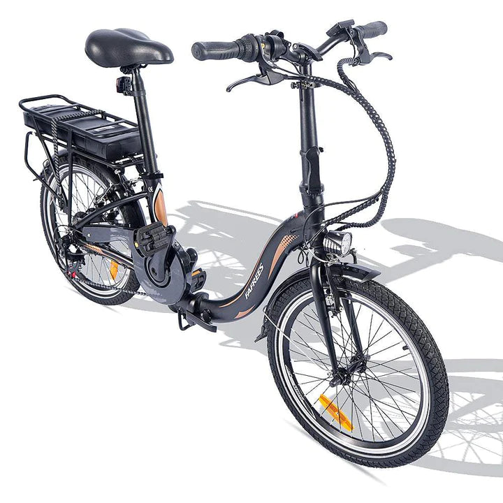 Schwarz 20 Zoll E-Bike Klapprad 250W 360Wh Akku 100km Reichweite