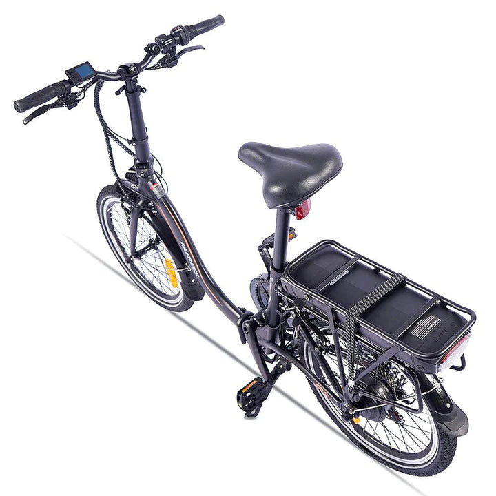 Schwarz 20 Zoll E-Bike Klapprad 250W 360Wh Akku 100km Reichweite