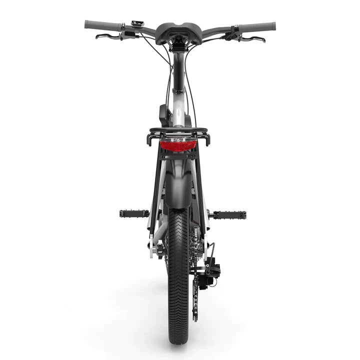 Vélo électrique noir de trekking de 20 pouces, batterie de 250W, 290Wh, autonomie de 60km