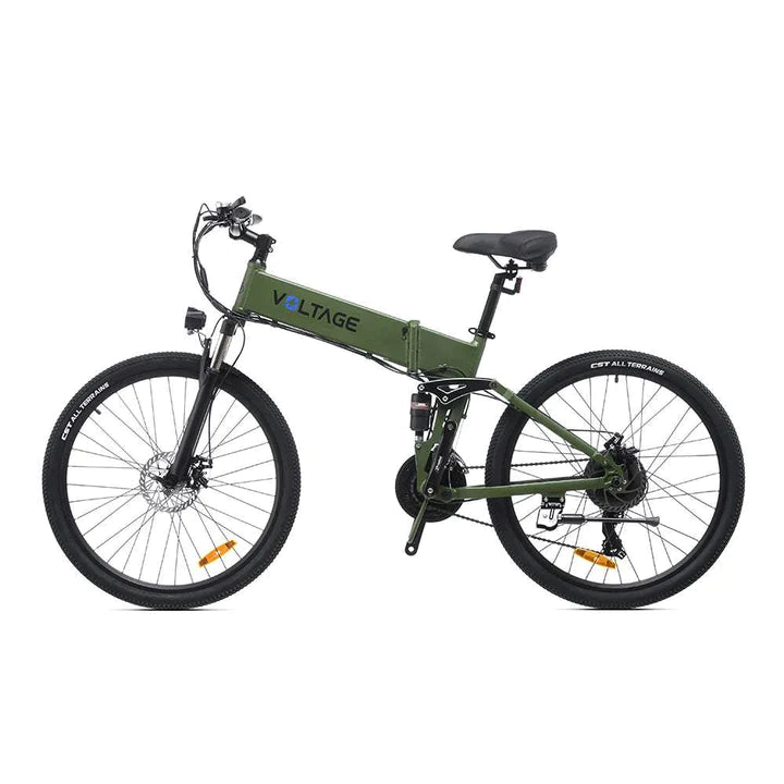 Weiß 26 Zoll E-Bike Klapprad Mountainbike 250W 380Wh Akku 70km Reichweite