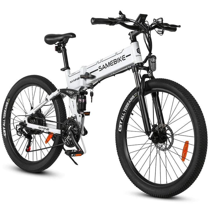 Schwarz 26 Zoll E-Bike Klapprad Mountainbike 750W 480Wh Akku 80km Reichweite