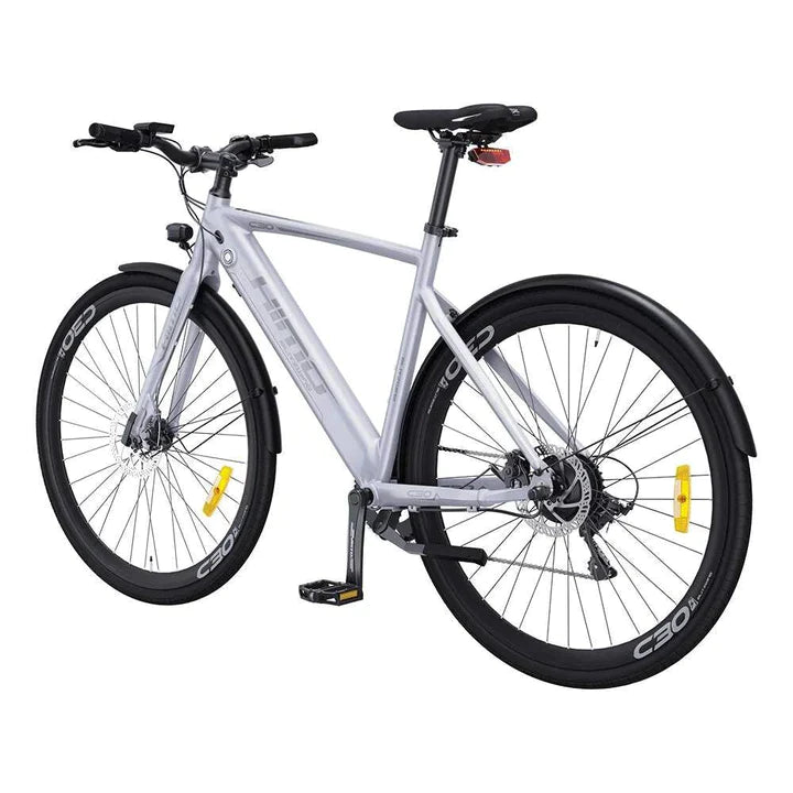 Silber 26 Zoll E-Bike Rennrad 250W 360Wh Akku 80km Reichweite