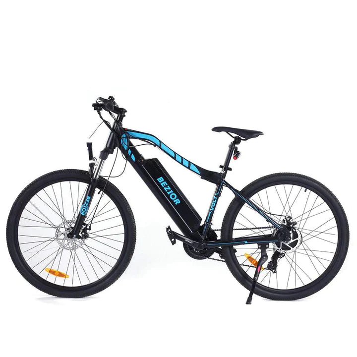 Weiß 27.5 Zoll E-Bike Mountainbike 500W 600Wh Akku 100km Reichweite