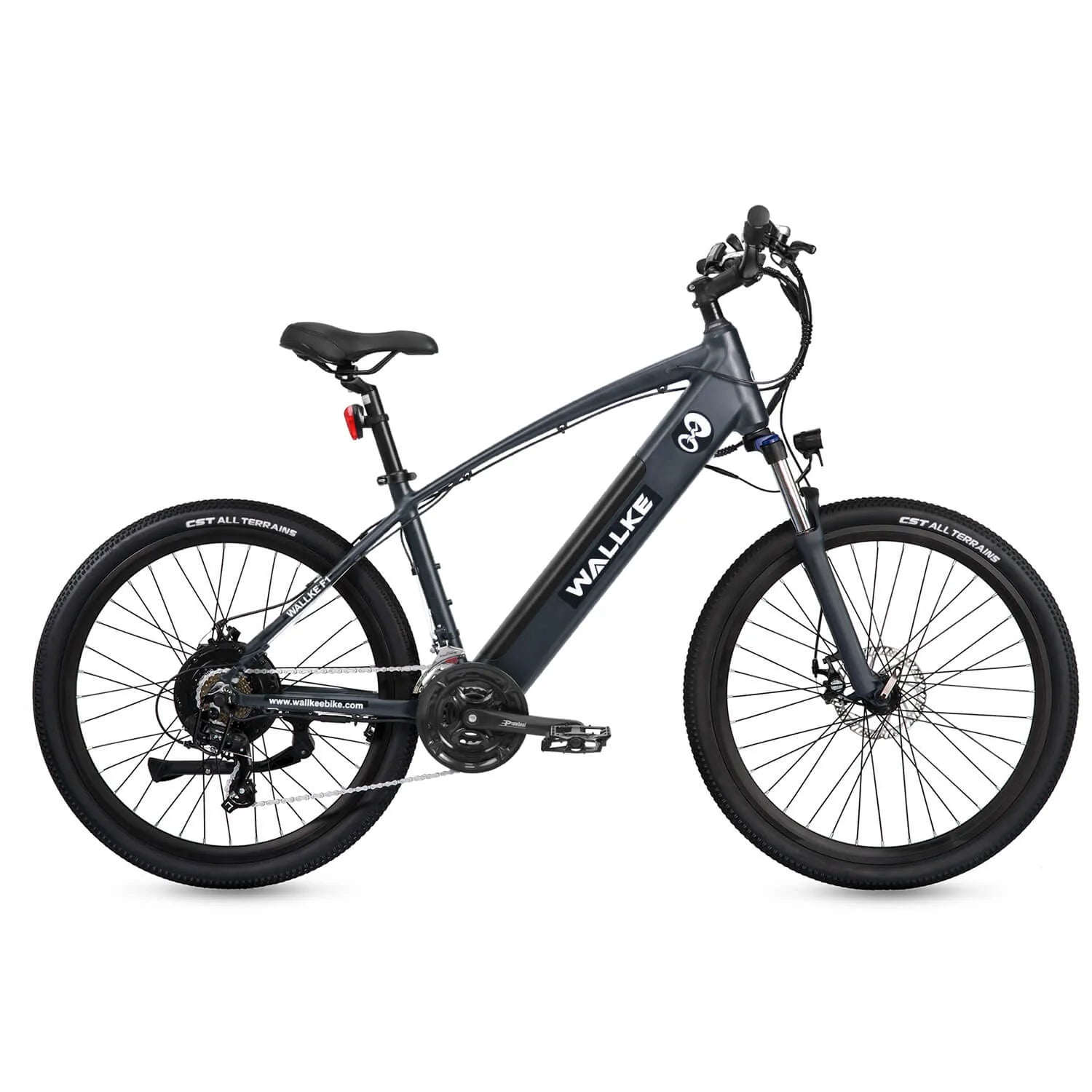 E-Bike 26 Zoll Mountainbike Grau