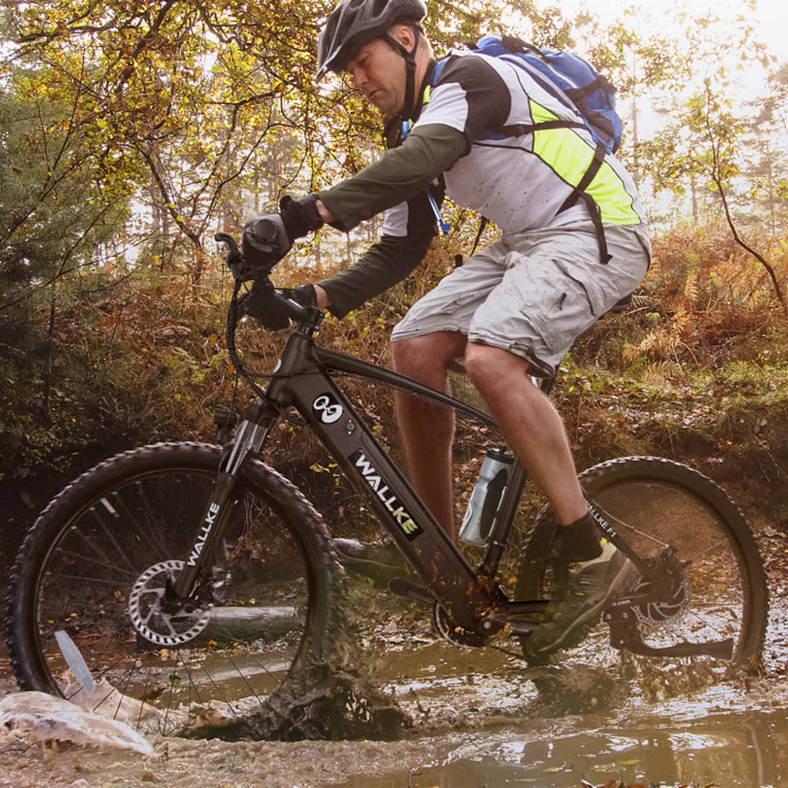 Wasserdichtes E-Mountainbike 500Wh